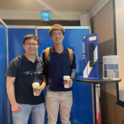 敦義五金與開酷科技於 COMPUTEX 2025 展出 Janus PV 並合影留念